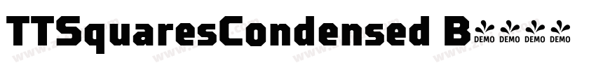 TTSquaresCondensed B字体转换